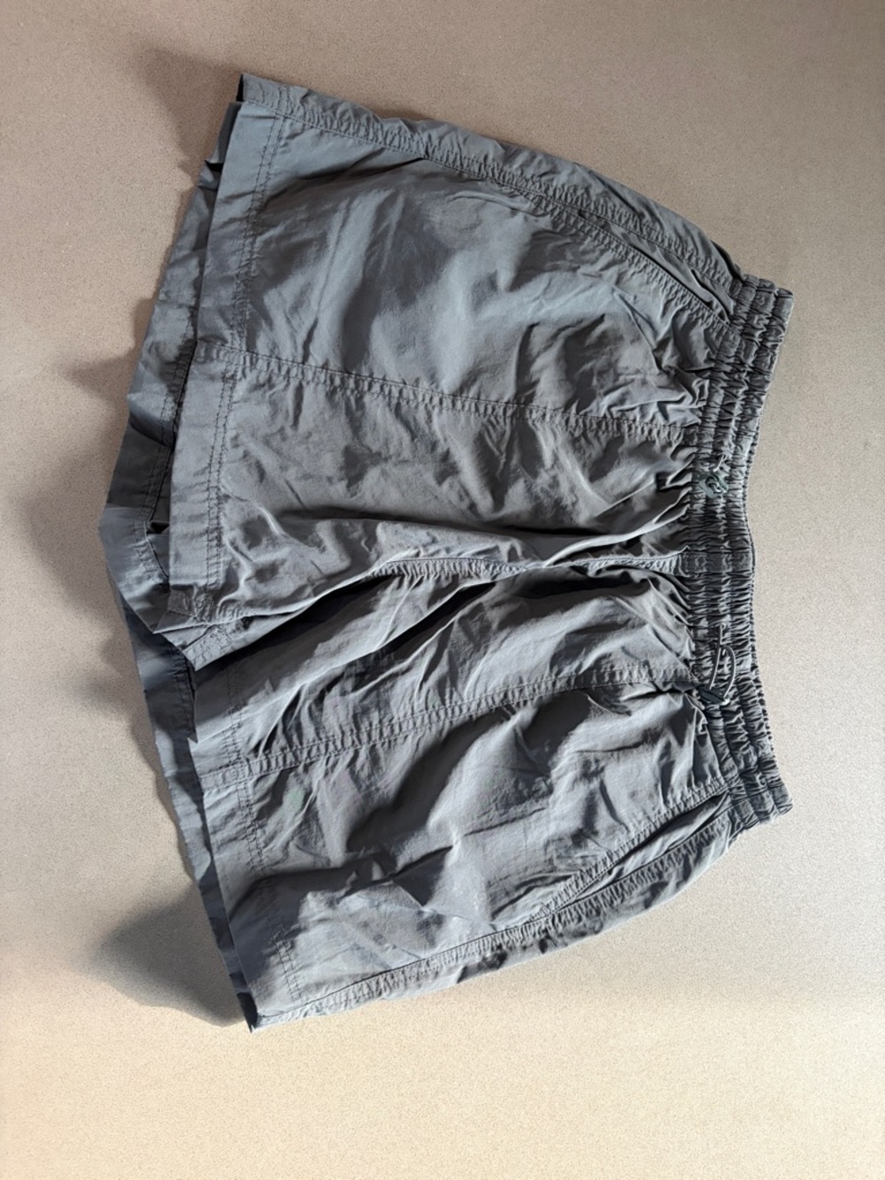 Lightweight Grey Elastic Waist Uniqlo Shorts